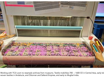 Woven works by Raisa Kabir...